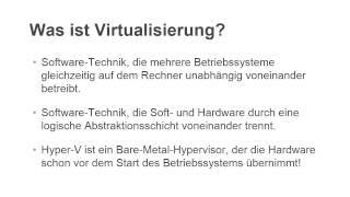 HyperV auf Windows 81Tutorial Virtualisierungstechnik video2braincom [upl. by Gardner]