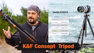 Uygun Fiyata Kaliteli Tripod  KampF Consept Karbon Fiber Tripod [upl. by Ateloj]