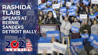 Rashida Tlaib at Bernie Sanders Detroit Rally [upl. by Eerpud514]