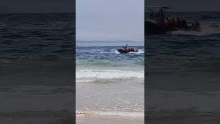 Boat Beaching Plettenberg Bay beach ocean sea [upl. by Novhaj566]