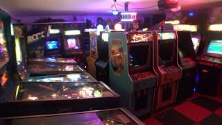 Arcade  Pinball  Home Theater tour 102019 Dragon’s Lair JTR speakers Donkey Kong [upl. by Sterrett]