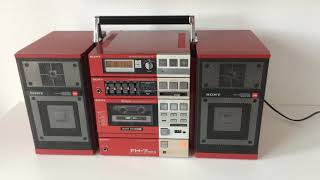 Boombox SONY FH 7 MK2 RED [upl. by Ahcsat310]