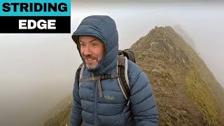 Helvellyn  Striding Edge  Swirral Edge  The Lake District National Park  Dangerous in winter [upl. by Obrien]