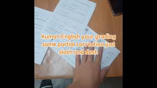 Kumon English grading [upl. by Towland]