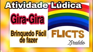 ATIVIDADE PARA O LIVRO FLICTS Ziraldo ATIVIDADE LÚDICA giragira [upl. by Gwenni201]