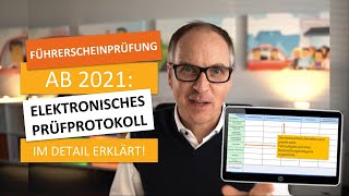 Führerscheinprüfung ab 2021 Das elektronische Prüfprotokoll im Detail [upl. by Tobit]