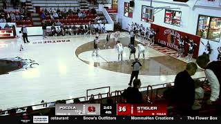 Stigler Boys Basketball vs Pocola [upl. by Ellimahs]