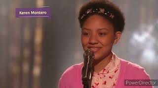 Keren Montero Participación 2023 Americas Got Talent [upl. by Einnahpets407]