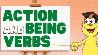 Action and Being Verbs  Verbs for kids  Learn about the two types of verbs [upl. by Templia]