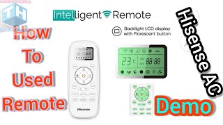 How to use Hisense AC Remote in bangla  Technical Helpline [upl. by Dygall257]