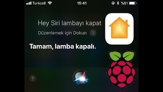 Raspberry Pi Homebridge Siri Light Control [upl. by Ahsratan]