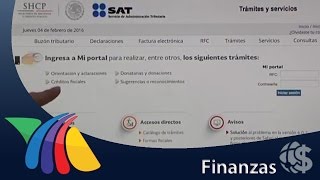 Buzón tributario facilita trámites ante el SAT  Noticias [upl. by Nenney]