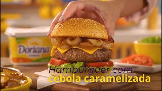 Hamburguer com Cebola Caramelizada [upl. by Tiffie496]