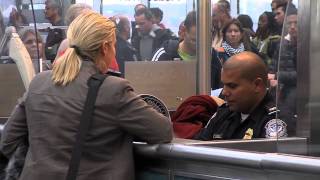 US Customs amp Border Protection Operations Back at Newark Airport [upl. by Araik]