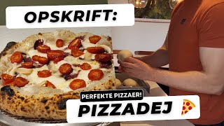 Den perfekte pizzadej  simpel opskrift både med og uden surdej [upl. by Alra767]