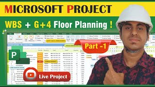 How to Prepare Construction Plan on MSP  MS Project Complete Tutorial  Civil Brains [upl. by Ohare]