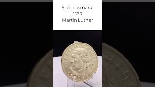 5 Reichsmark 1933  Martin Luther [upl. by Refinney318]