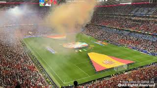 Spain v France Prematch atmosphere and anthem  Euro 2024 [upl. by Datnow]