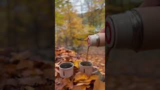 Bakuriani Didvelide ormanda kahve In the forest coffee from the camp thermos [upl. by Dita]