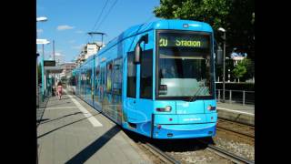 Badesalz in der Straßenbahn VGF Haltestellenansage auf der Linie 20 in Frankfurt [upl. by Salaidh]