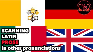 How to Pronounce Latin Prose Ecclesiastical German English Styles  De Latine Pronuntiando [upl. by Meyers]