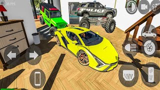 IBD3D 63  Lamborghini Sian Thar Jeep Monster Car Gigantic Blasting amp Driving  Android Gameplay [upl. by Devina725]