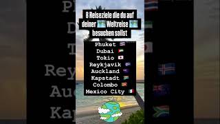 8 Reiseziele für deine Weltreise 🗺️ reisen reiseziele weltreise fyp [upl. by Allets949]