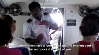 Maldivian Air Taxi Pre Flight Safety Briefing by ABNI [upl. by Undine]