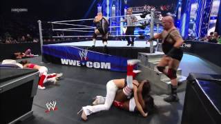 Brodus Clay amp Tensai vs Cody Rhodes amp Damien Sandow SmackDown March 22 2013 [upl. by Daly]