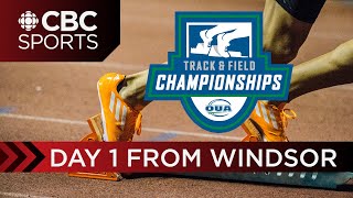 OUA Track amp Field Championships DAY 1  CBC Sports [upl. by Ramona]