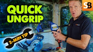 Quick Ungrip Clamp Trick  2Minute Tip [upl. by Ylremik]