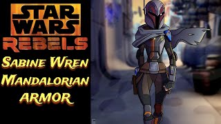 Sabine Wren and her MANDALORIAN Armor  Star Wars Rebels Shorts [upl. by Yaakov]