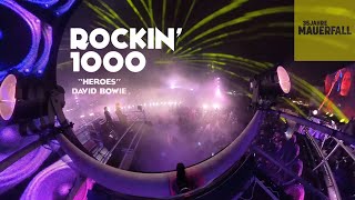 David Bowie  Heroes  Rockin1000  Berlin 2024  Stage POV [upl. by Ahseinad281]