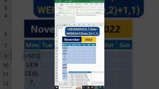 Create Calendar using Excel [upl. by Nadeau]