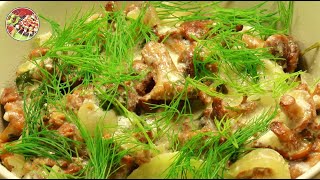 Лисички жаренные со сметанойПросто очень вкусно [upl. by Mehalek224]