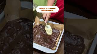 Brookie MagicWhat Happens When Brownie Meets Cookie🍪🍫 homemade dessert yt food recipe fun [upl. by Stacey]