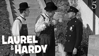 Laurel amp Hardy Show  quotThe Music Boxquot  FULL EPISODE  Oscar winner  Comedy Golden Hollywood [upl. by Yhotmit]