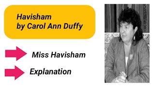 Havisham by Carol Ann Duffy summary in hindiurdu [upl. by Rosenblast129]