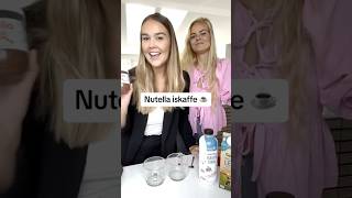 Lækreste Nutella iskaffe  Skal prøves 🤤☕️julieelgaard [upl. by Aneloj]