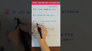 TEMEL GEOMETRİK KAVRAMLAR 5sınıfmatematik [upl. by Noiwtna]