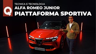 Alfa Romeo JUNIOR dove è diversa dalle altre STELLANTIS  Tecnica e tecnologia [upl. by Hedaza625]