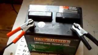 Lead acid battery restoration desulfation recondition in 5 minutes for  1oo epsom salt [upl. by Gazo]