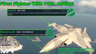 P125 Fighter With VTOL Ability Full Review and Test  Modern Warships [upl. by Salema]