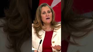 Freeland concerns Mexico serving as backdoor to China [upl. by Nylyahs50]