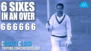 First 6 SIXES IN AN OVER  Sir Garfield Sobers First Man to Hit 6 6 6 6 6 6 in an OVER [upl. by Capone184]