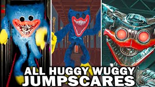 Huggy Wuggy JUMPSCARES Poppy Playtime All Chapters [upl. by Charteris]