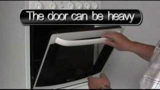 How to Remove Oven Door  ovendoorglue [upl. by Lenahc939]