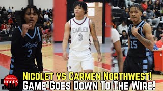 Nicolet vs Carmen NW Was WILD Game Goes Down To The Wire [upl. by Lynnet734]