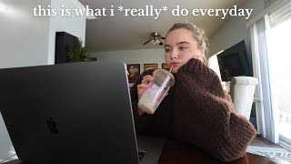 a realistic and quotproductivequot day in my life  vlogmas day 8 [upl. by Malva]