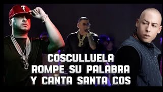 COSCULLUELA ROMPE SU PALABRA CON TEMPO Y CANTA SANTA COS EN VIVO [upl. by Norvun69]